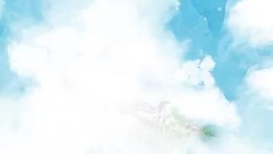 传过层层白云下的美景视频的预览图